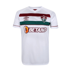 Camisa Fluminense II 23/24  Torcedor Masculina - Branco+Vinho