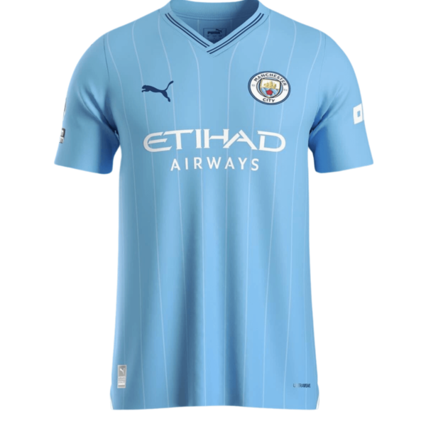 Camisa Manchester City I 24/25 Champions Torcedor Masculina