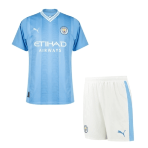 Kit Infantil Camisa de Time Manchester City