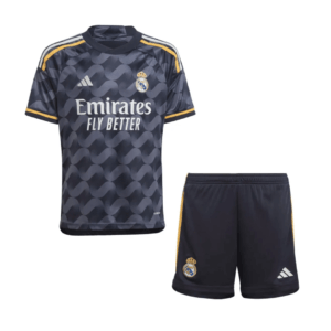 Kit Infantil Camisa de Time Real Madrid Azul Escuro