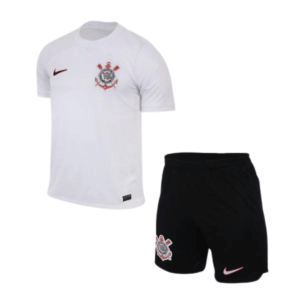 Kit Infantil Camisa de Time Corinthians Branco 22/23