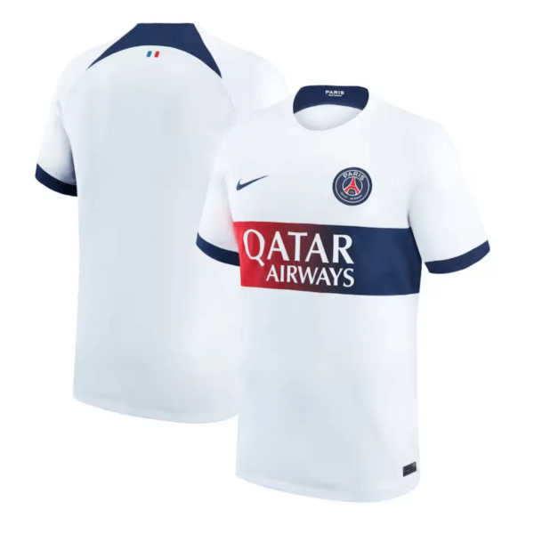 Camisa PSG Paris Saint-Germain Branca I 23/24 Torcedor Pro Masculina - Imagem 3