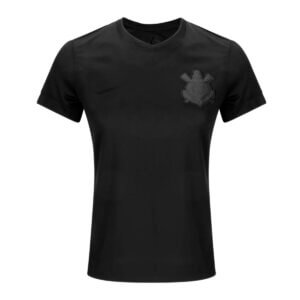 Camisa Corinthians Feminina Preta All Black II 24/25 Torcedora Pro