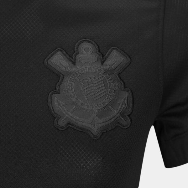 Camisa Corinthians Feminina Preta All Black II 24/25 Torcedora Pro - Imagem 4