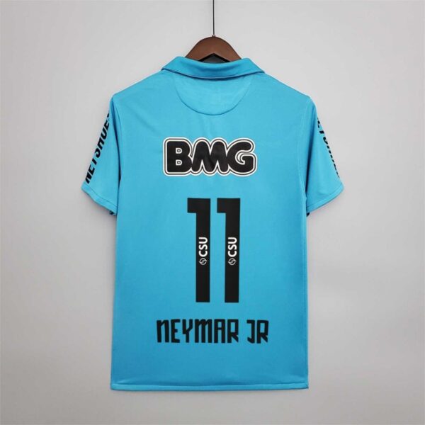 Camisa Santos Azul Neymar 2012 Retrô - Imagem 4