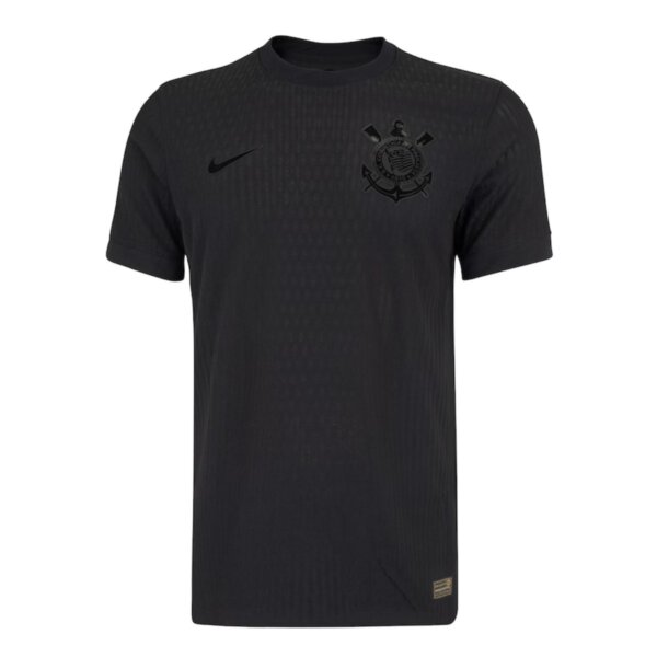 Camisa Corinthians Masculina All Black 2024/25 Modelo Jogador