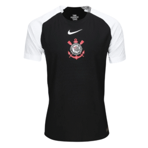 Camisa Corinthians Masculina Preta II 2025/26 Modelo Jogador