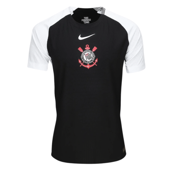 Camisa Corinthians Masculina Preta II 2025/26 Modelo Jogador