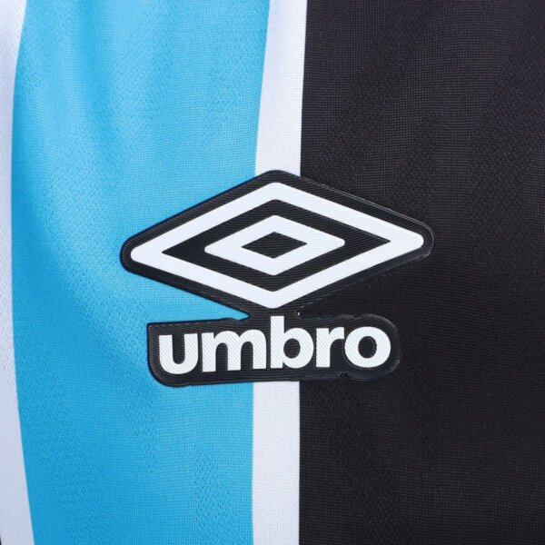 Camisa Grêmio I 25/26 Torcedor Umbro Masculina - Azul+Preto - Imagem 4