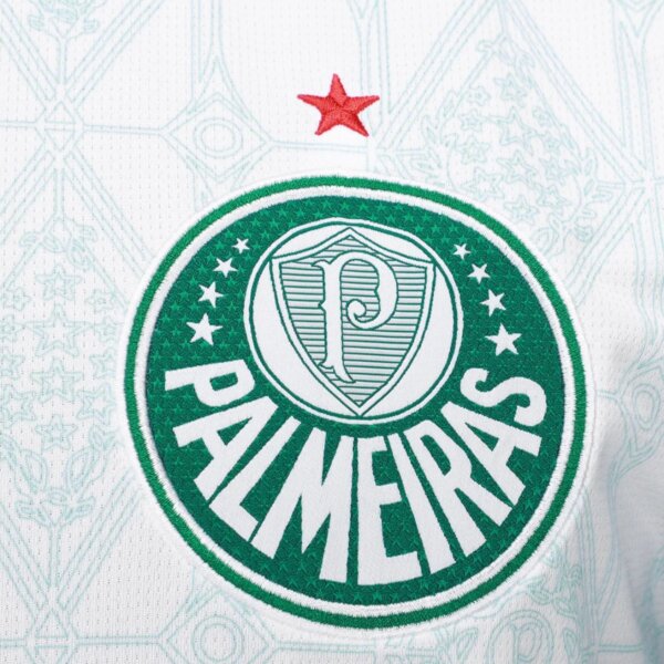 Camisa Palmeiras Polo II 25/26 Torcedor Masculina - Branca - Imagem 7