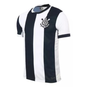 Camisa Corinthians III 24/25 Torcedor Masculina - Branco+Preto